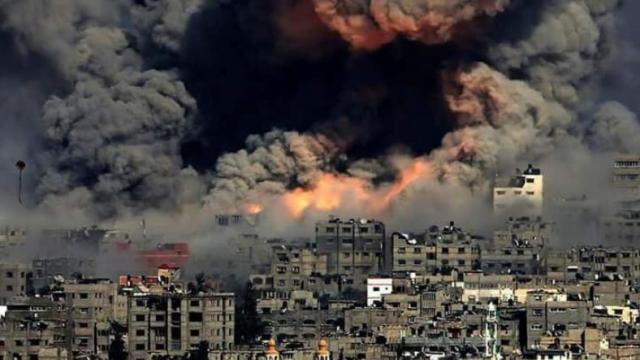 اعتداء الاحتلال الإسرائيلي الغاشم على غزة 