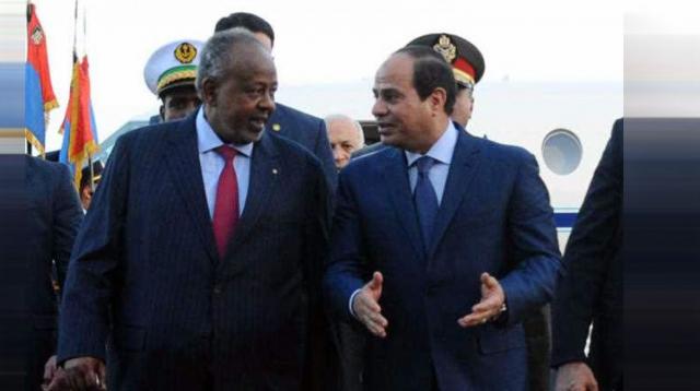 السيسي ورئيس جيبوتي